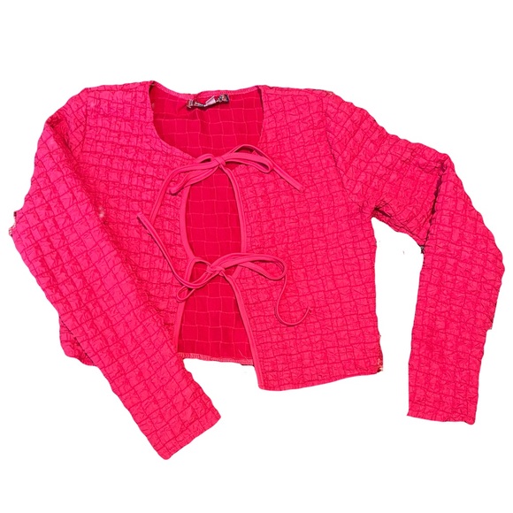 Urban Outfitters Large Tie Blouse - Picture 1 of 5